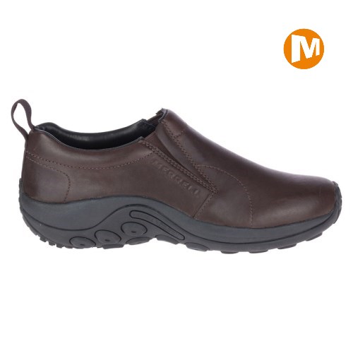 Merrell Jungle Moc Leather 2 Slip-On Schuhe Herren Schokolade [DE-VUGSA]